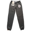 Muskoka Bear Wear – Ladies Vintage Paw Pants in Heather Black with Pink