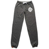Muskoka Bear Wear – Ladies Vintage Paw Pants in Heather Black with White