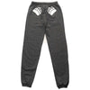 Muskoka Bear Wear – Ladies Vintage Paw Pants in Heather Black with White