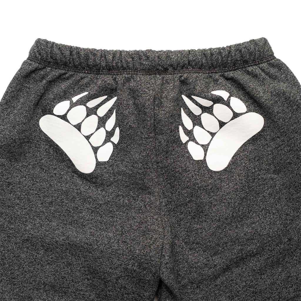 Muskoka Bear Wear – Ladies Vintage Paw Pants in Heather Black with White