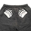 Muskoka Bear Wear – Ladies Vintage Paw Pants in Heather Black with White