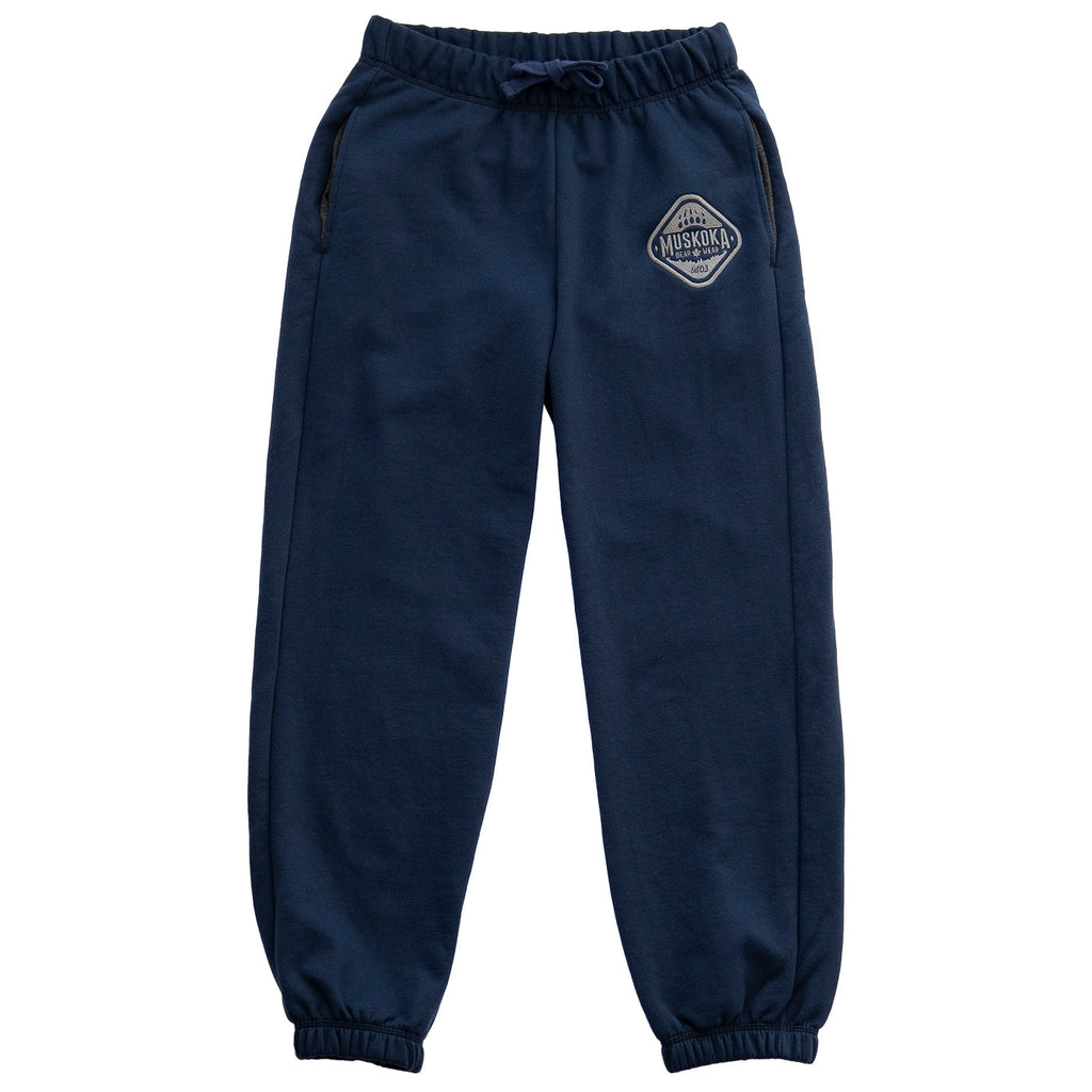 Muskoka Bear Wear – MBW Men's Pants in Navy with Charcoal