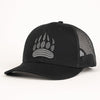 Muskoka Bear Wear – MBW Paw Trucker Hat in Black