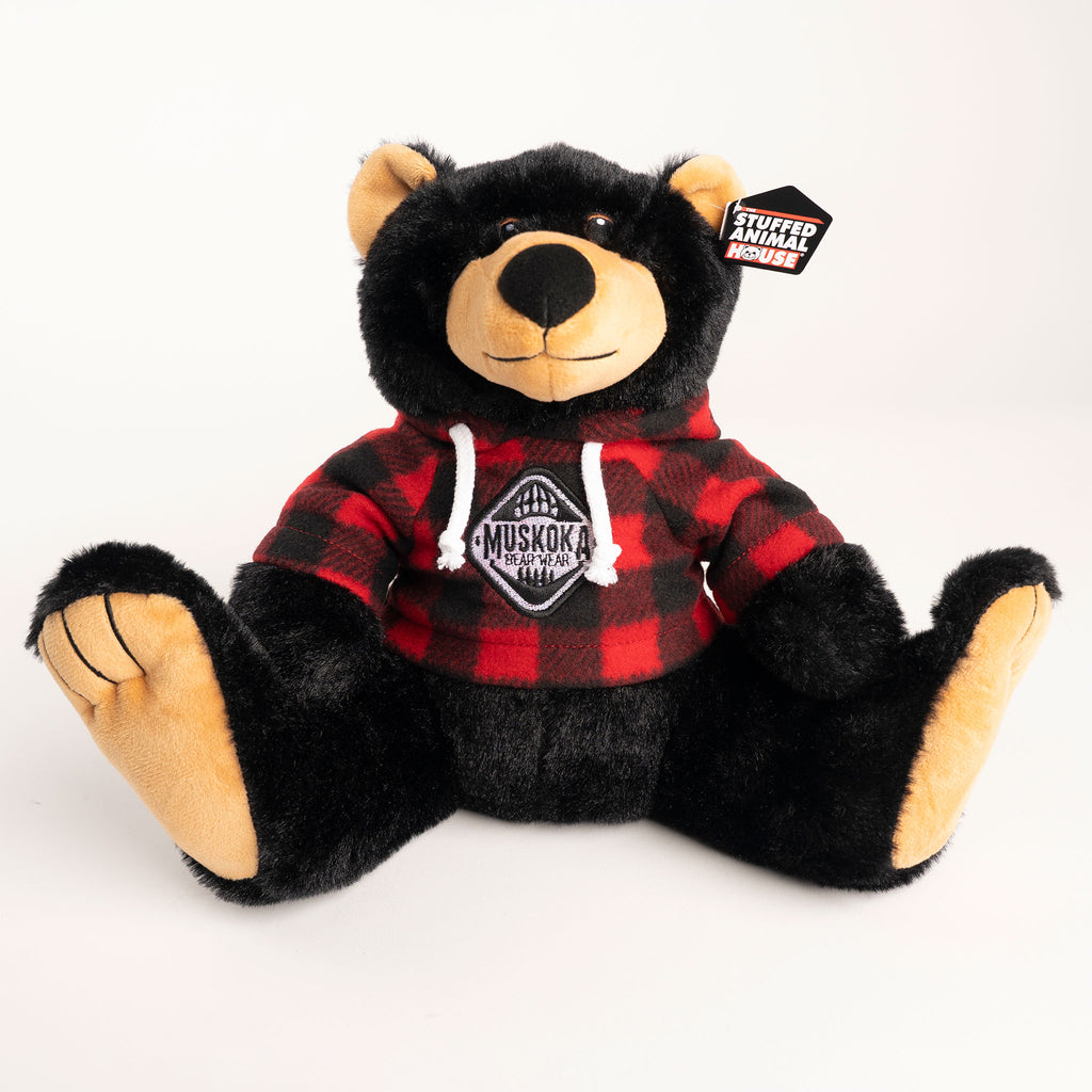 MBW Stuffed Bear with Red Hoody