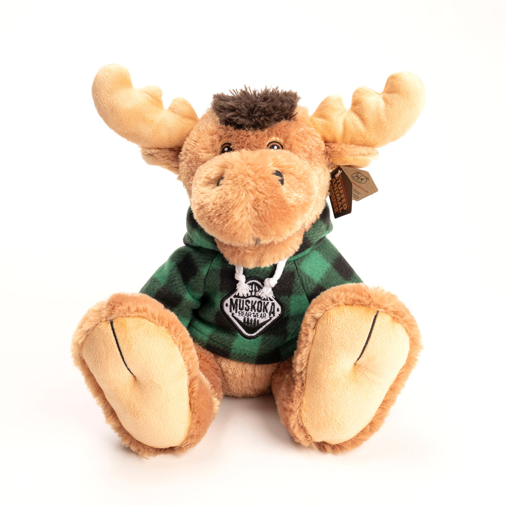 MBW Stuffed Moose with Hoody (14")