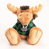 Muskoka Bear Wear – MBW Stuffed Moose with Green Hoody