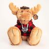 Muskoka Bear Wear – MBW Stuffed Moose with Red Hoody