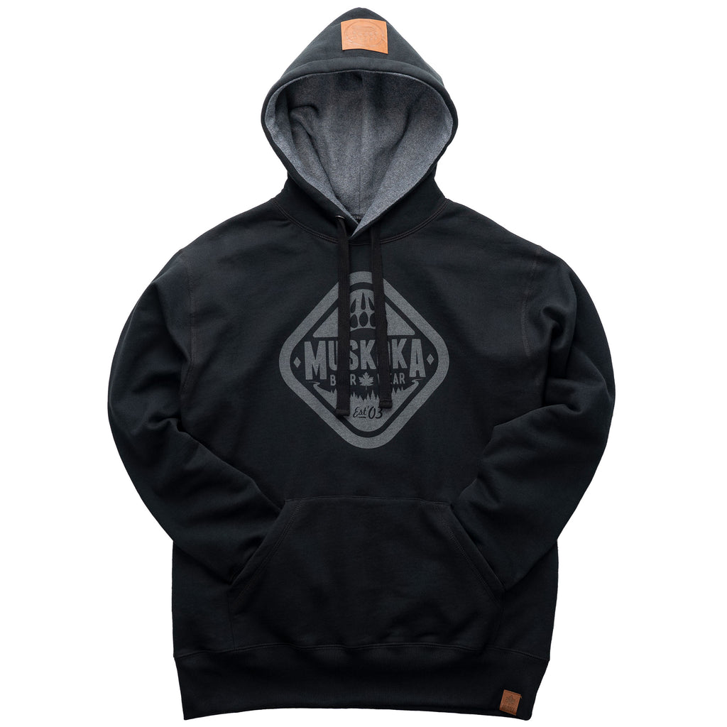 Muskoka Bear Wear – Made in Canada - Men's Camp Hoody in Black