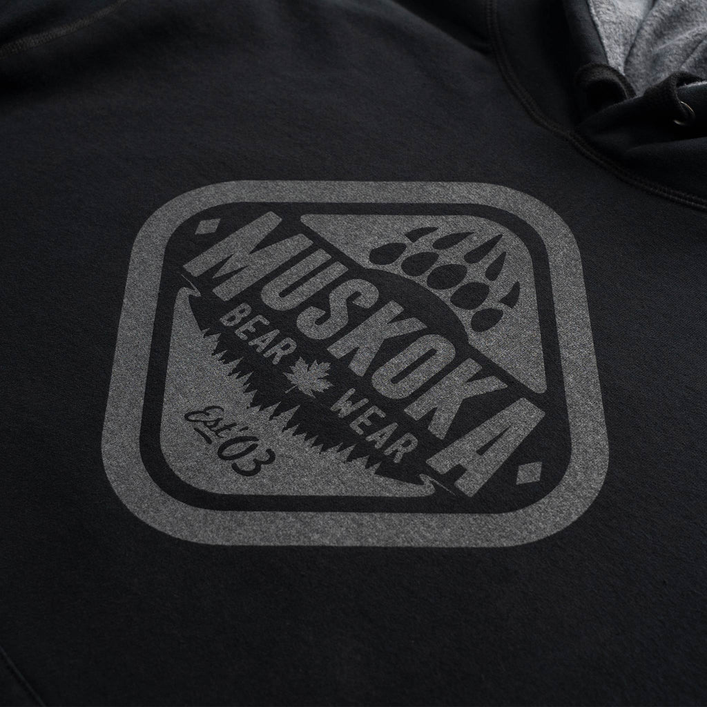 Muskoka Bear Wear – Made in Canada - Men's Camp Hoody in Black