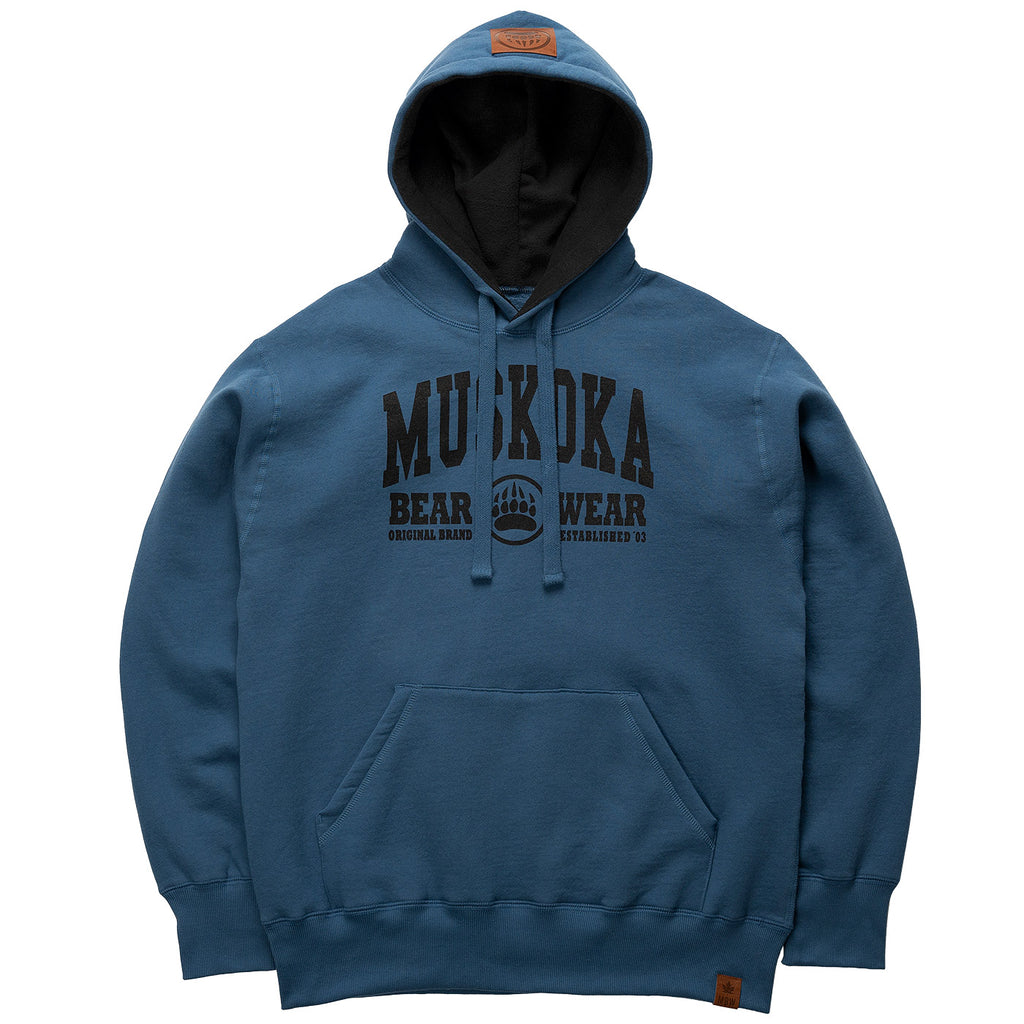Muskoka Bear Wear – Men's Camp Hoody in Lake Blue