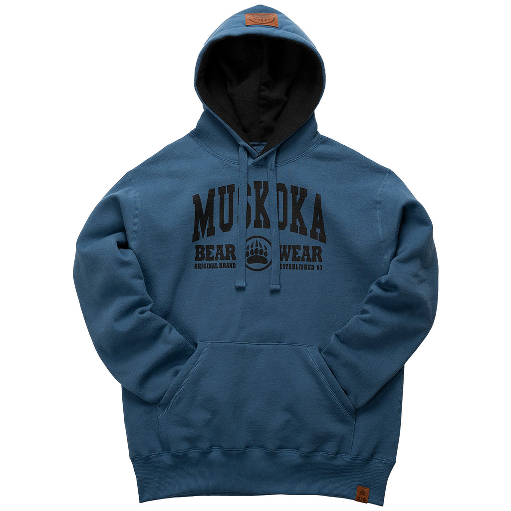 Muskoka Bear Wear – Men's Camp Hoody in Lake Blue