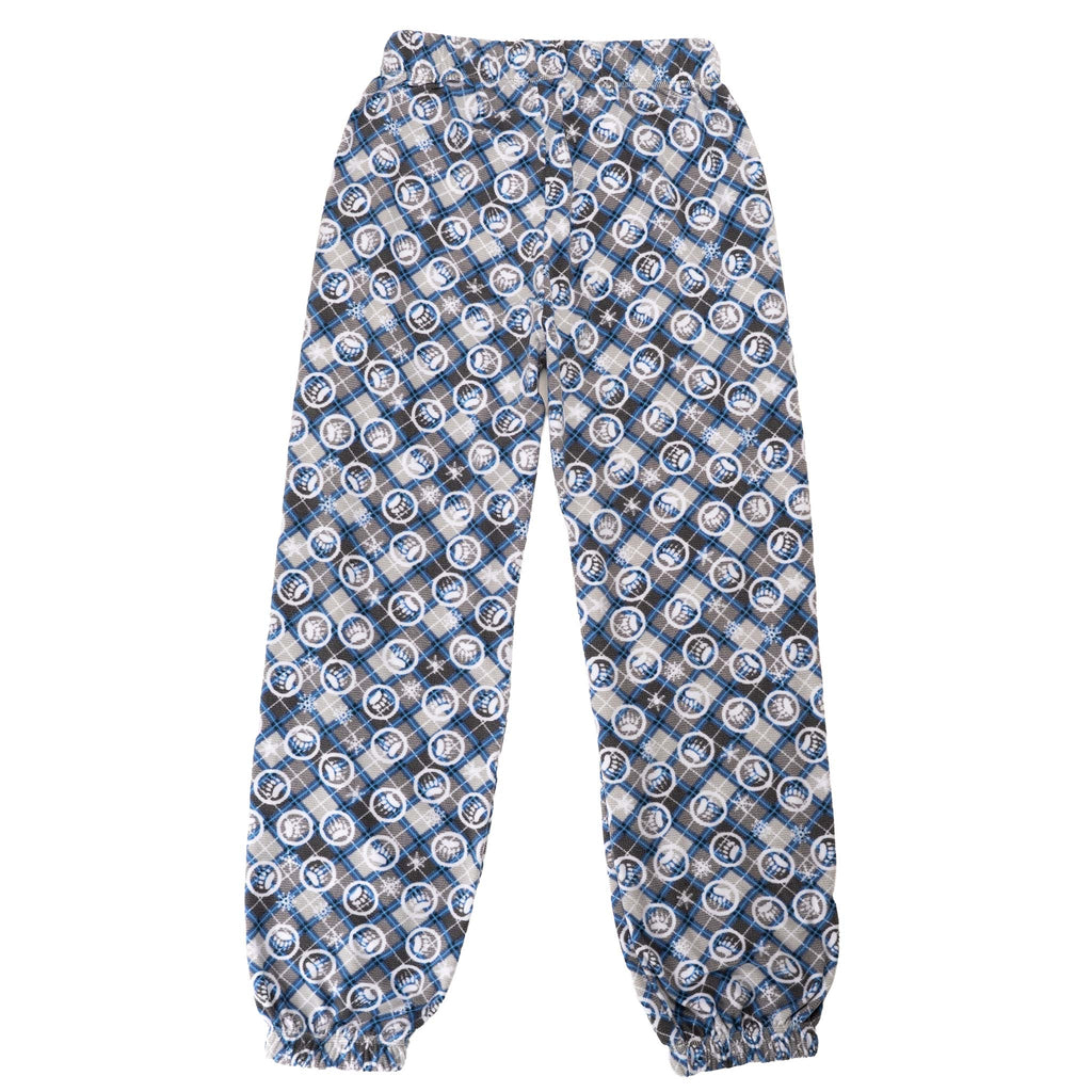 Muskoka Bear Wear – Men's Christmas Cottage Comfy Pants in Royal with Grey