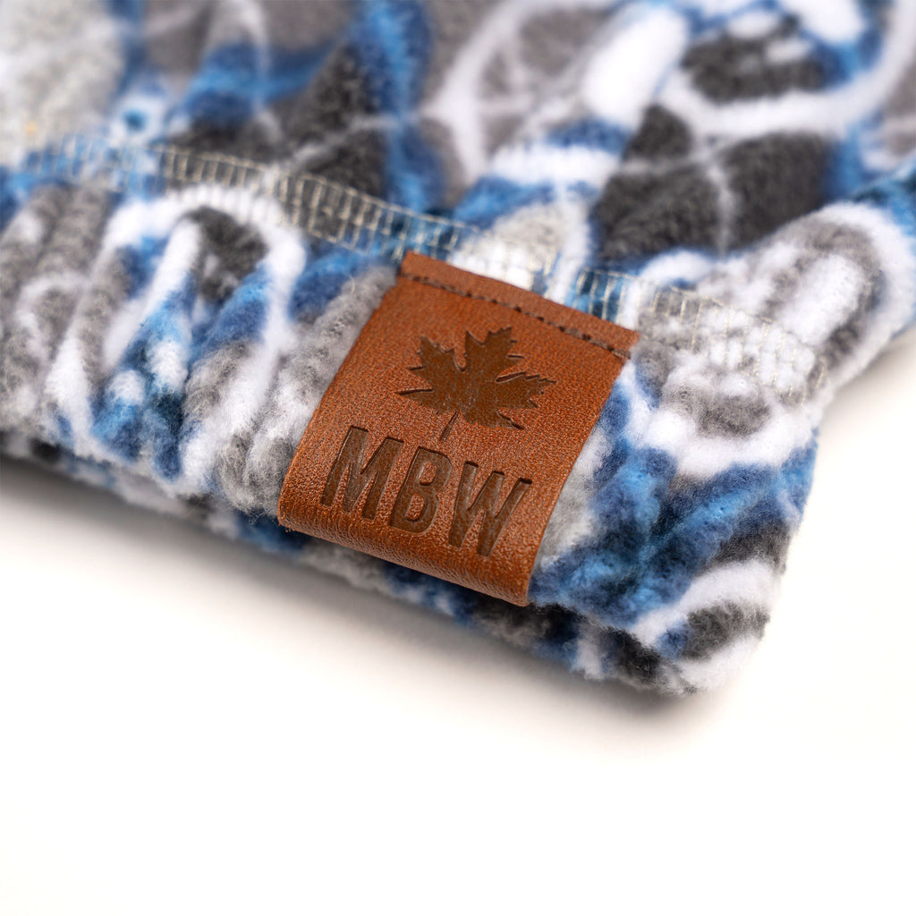 Muskoka Bear Wear – Men's Christmas Cottage Comfy Pants in Royal with Grey