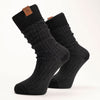 Muskoka Bear Wear – Men's Oxford Socks in Dark Charcoal with Black Band