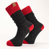 Muskoka Bear Wear – Men's Oxford Socks in Dark Charcoal with Red Band
