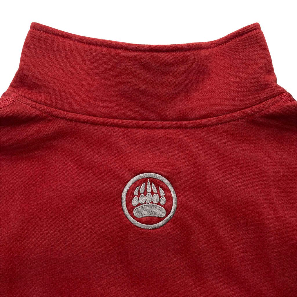 Muskoka Bear Wear – Made in Canada – Men's Quarter-Zip in Algonquin Red
