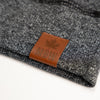 Muskoka Bear Wear – Men's Vintage Camp Hoody in Heather Black with White
