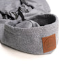 Muskoka Bear Wear – Men's Vintage Camp Hoody in Heather Grey with Black