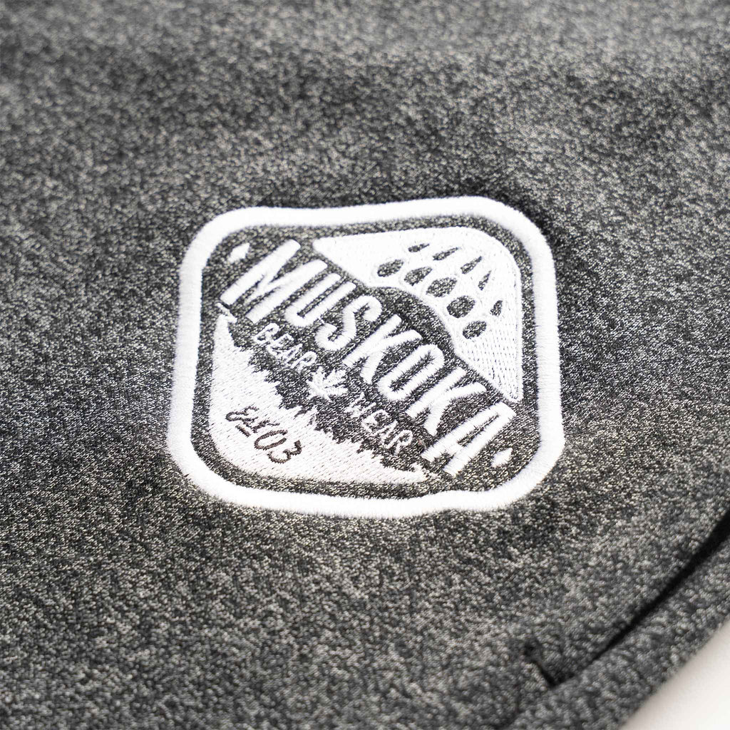 Muskoka Bear Wear – Men's Vintage Cabin Pants in Heather Black with White