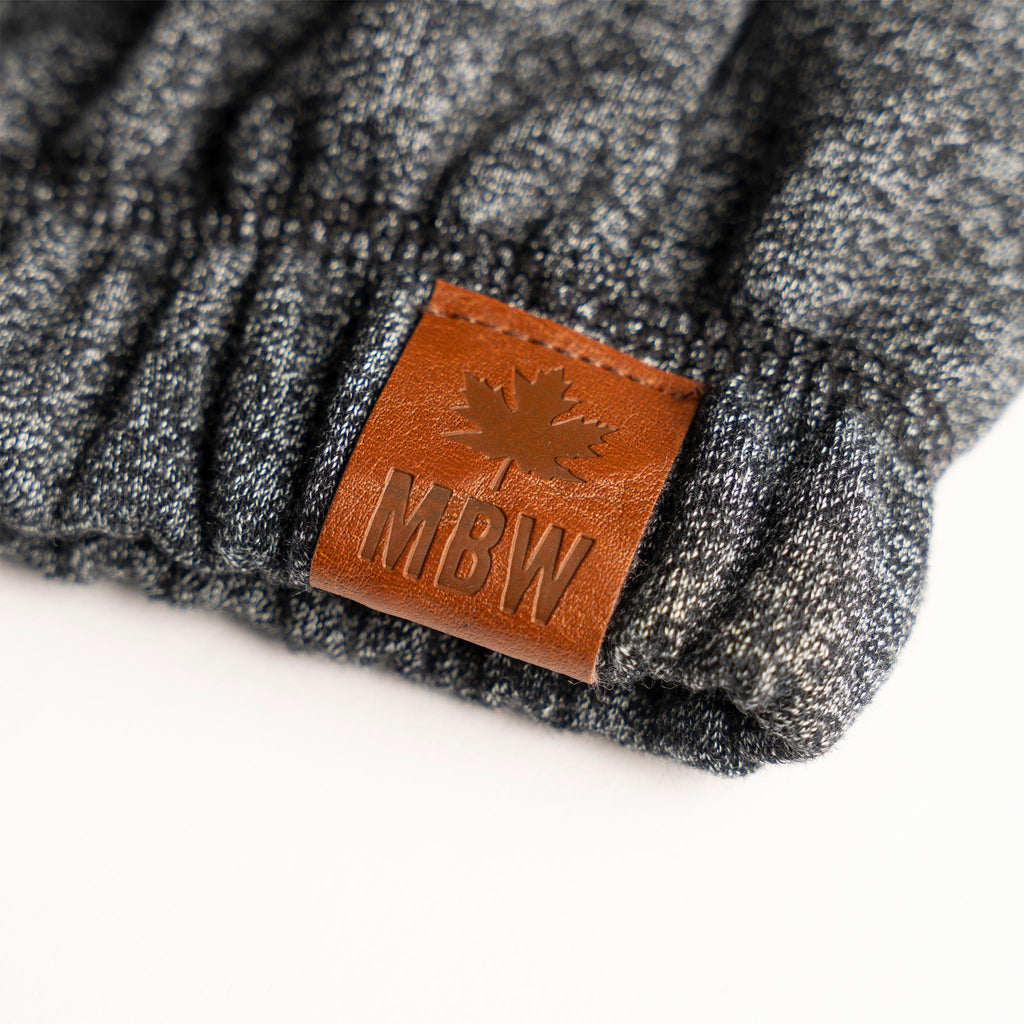 Muskoka Bear Wear – Men's Vintage Cabin Pants in Heather Black with White