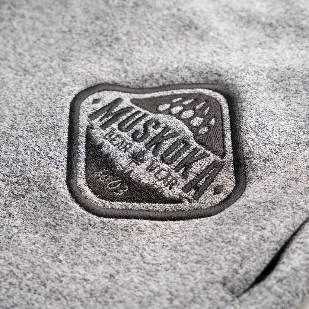 Muskoka Bear Wear – Men's Vintage Cabin Pants in Heather Grey with Black