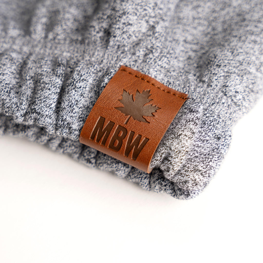 Muskoka Bear Wear – Men's Vintage Cabin Pants in Heather Grey with Black