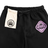 Muskoka Bear Wear – Original Paw Pants in Black with Lilac