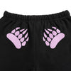 Muskoka Bear Wear – Original Paw Pants in Black with Lilac