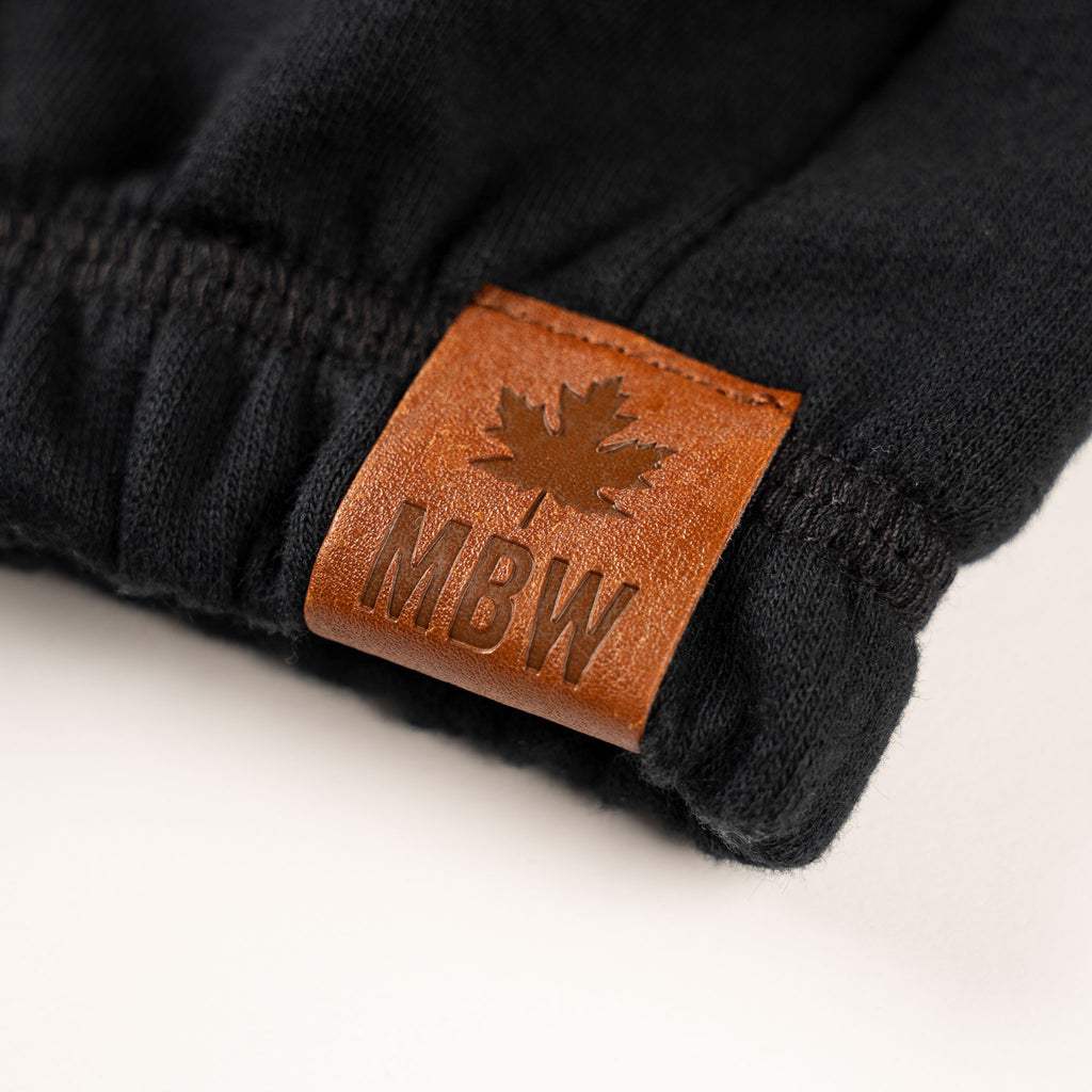 Muskoka Bear Wear – Original Paw Pants in Black with Lilac