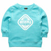 Muskoka Bear Wear – Vintage Infant Crewneck in Heather Aqua