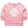 Muskoka Bear Wear – Vintage Infant Crewneck in Heather Pink