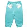 Muskoka Bear Wear – Vintage Infant Paw Pants in Heather Aqua