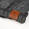 Muskoka Bear Wear – Made in Canada – MBW Vintage Ladies Camp Pants in Heather Black with Pink