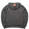 Muskoka Bear Wear – Made in Canada – MBW Vintage Ladies Hoody in Heather Black with White