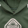 Muskoka Bear Wear – Youth Classic Hoody in Pine