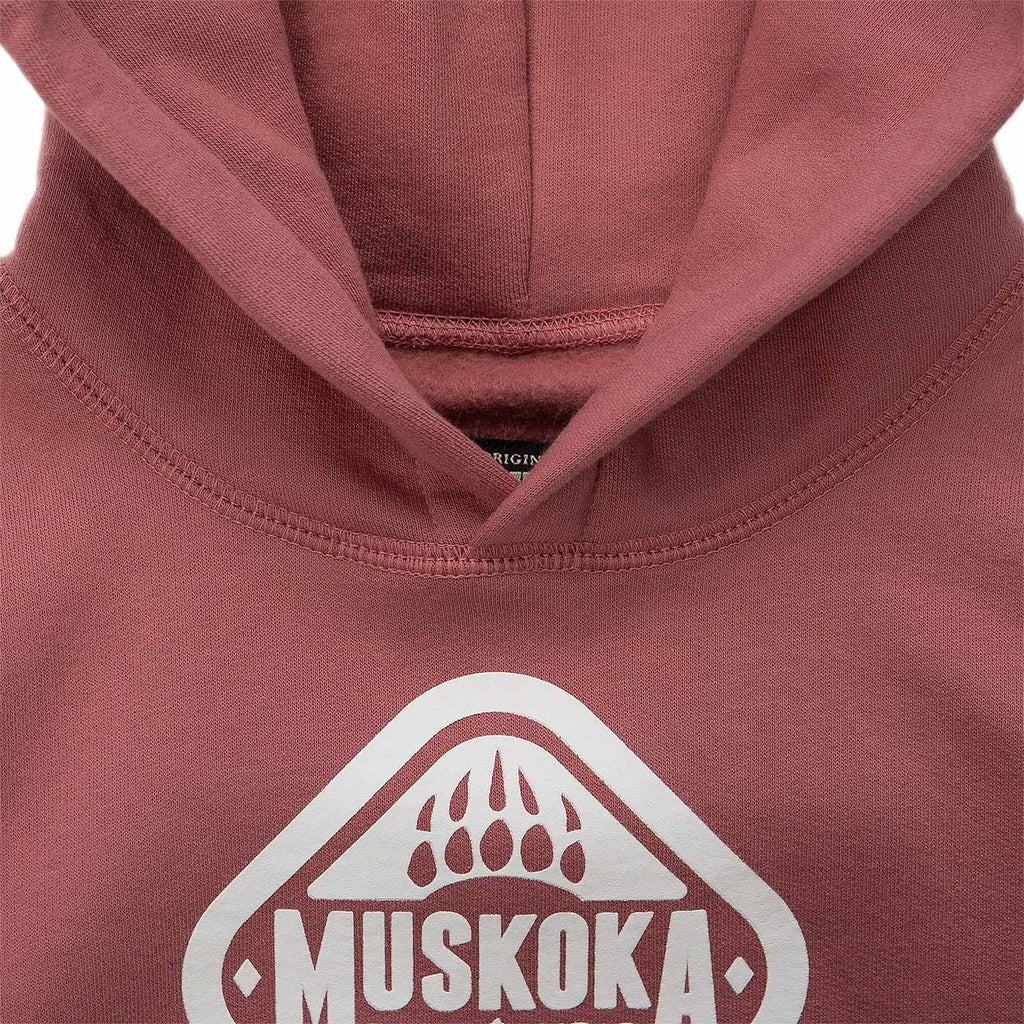 Muskoka Bear Wear – Youth Classic Hoody in Rose