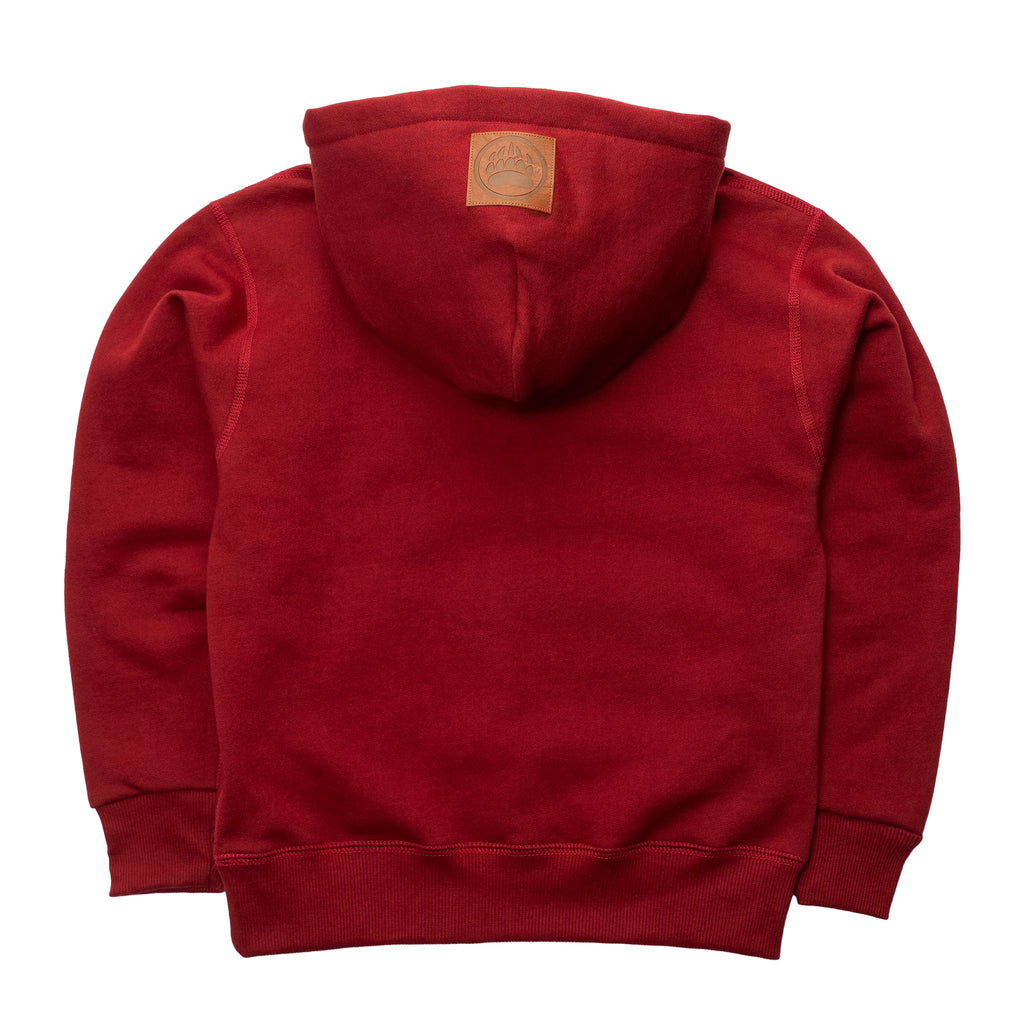 Muskoka Bear Wear – Youth Classic Hoody in Algonquin Red