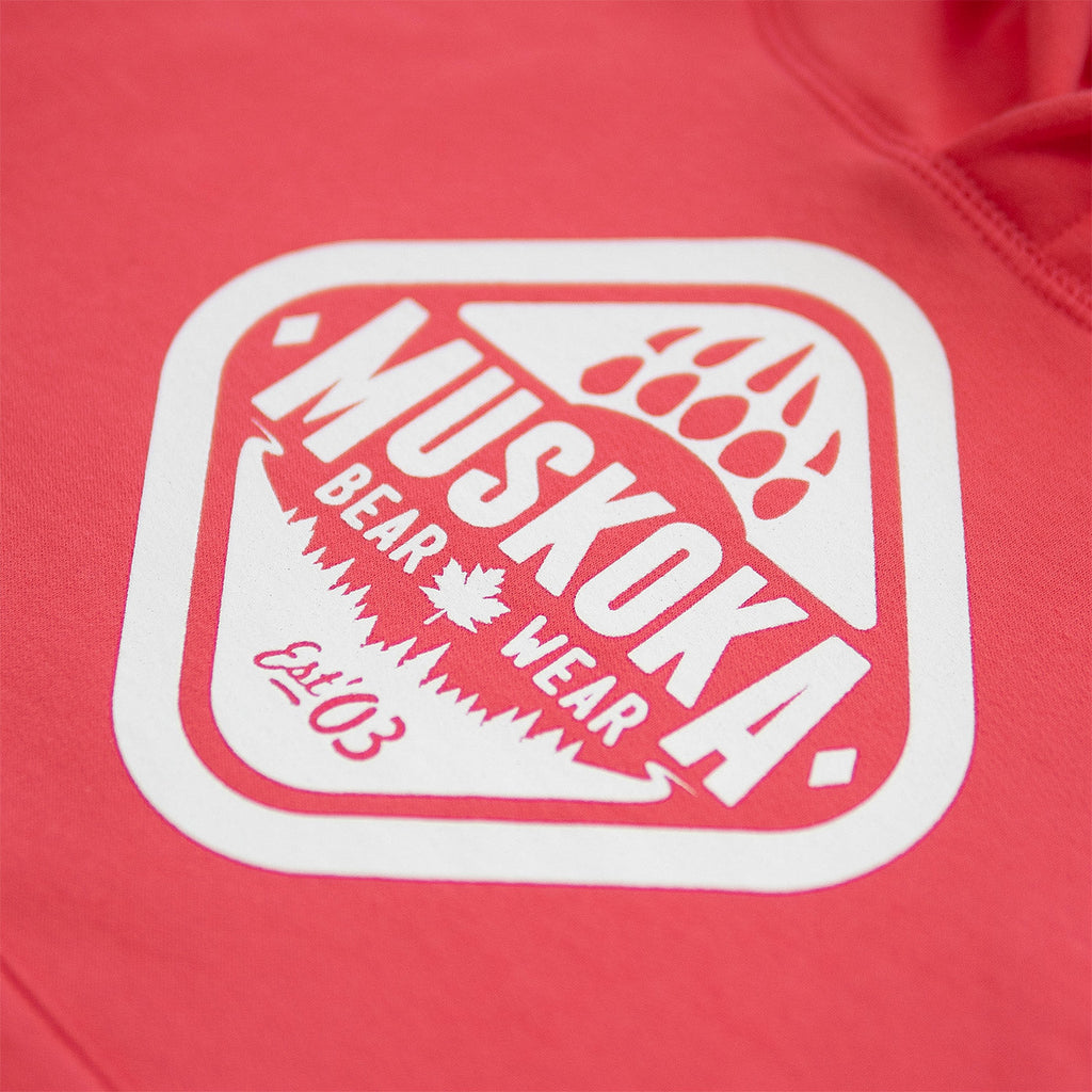 Muskoka Bear Wear – Youth Classic Hoody in Paradise Pink