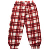 Muskoka Bear Wear – Youth Cottage Comfy Pants in Algonquin Red with Charcoal