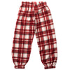 Muskoka Bear Wear – Youth Cottage Comfy Pants in Algonquin Red with White