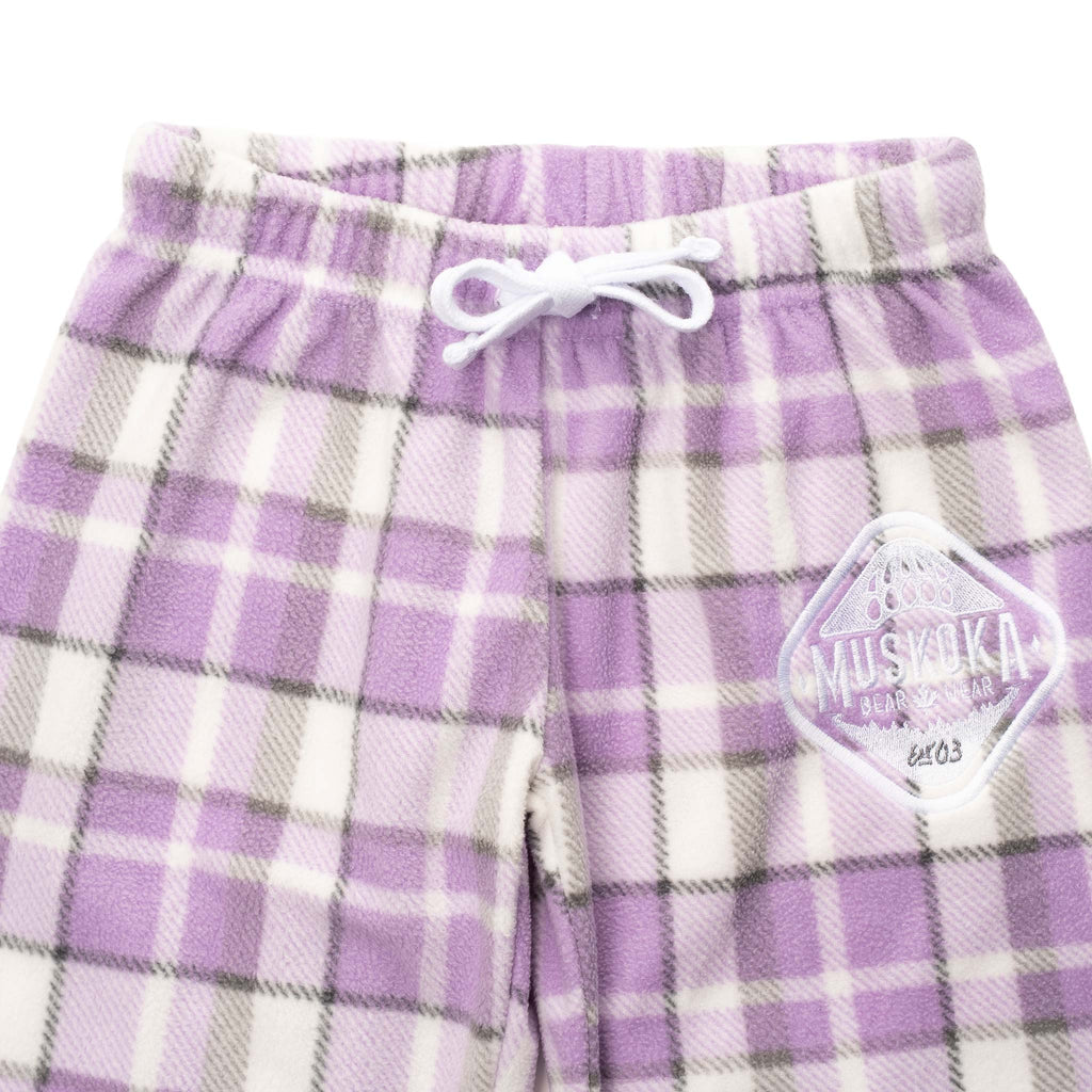 Muskoka Bear Wear – Youth Cottage Comfy Pants in Lilac