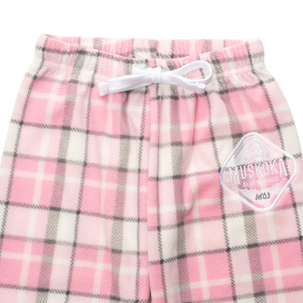 Muskoka Bear Wear – Youth Cottage Comfy Pants in Soft Pink
