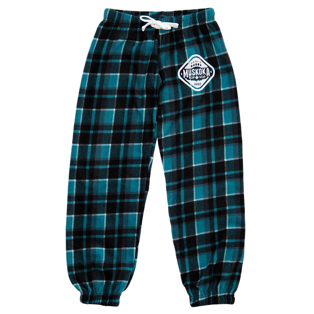 Muskoka Bear Wear – Youth Cottage Comfy Pants in Harbour Blue