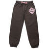 Muskoka Bear Wear – Youth Paw Pants in Dark Charcoal with Pink