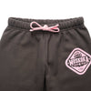 Muskoka Bear Wear – Youth Paw Pants in Dark Charcoal with Pink