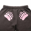 Muskoka Bear Wear – Youth Paw Pants in Dark Charcoal with Pink