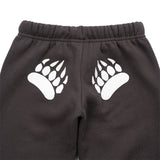 Muskoak Bear Wear – Youth Paw Pants in Dark Charcoal with White