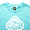 Muskoka Bear Wear – Youth T-Shirt (Organic Cotton) in Aqua