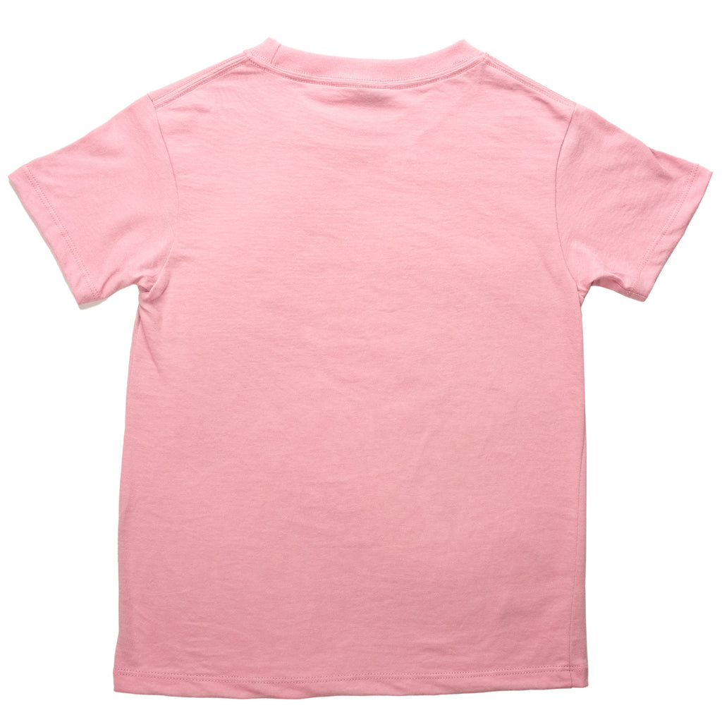 Muskoka Bear Wear – Youth T-Shirt (Organic Cotton) in Soft Pink