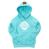 Muskoka Bear Wear – Youth Vintage Hoody in Heather Aqua